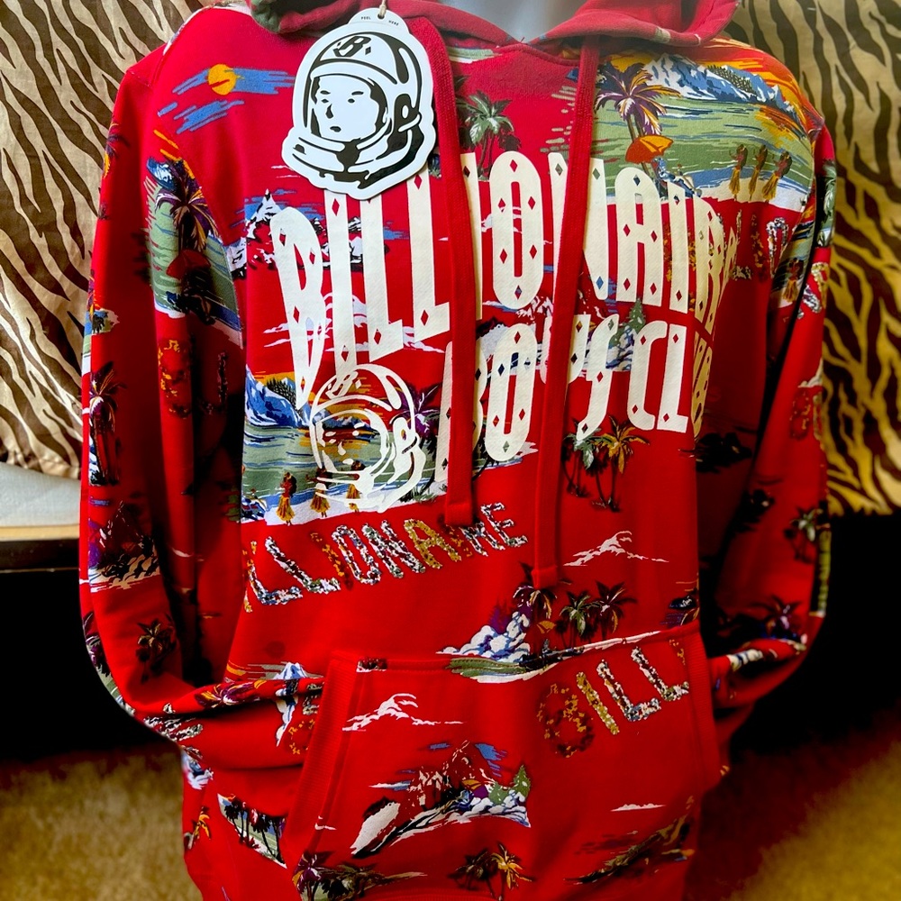 Billionaire Boys Club Island Hoodie Red